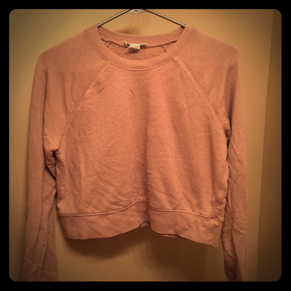 Crop top sweatshirt